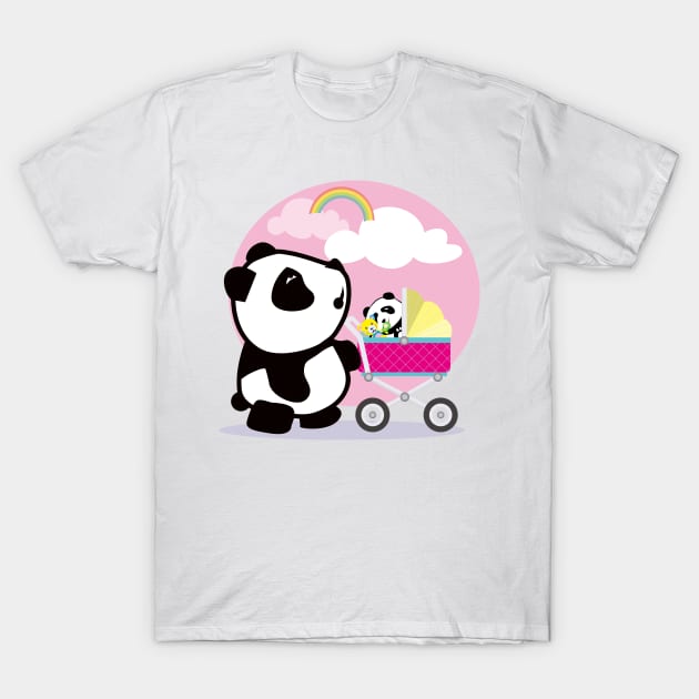 baby panda T-Shirt by Jack Wolfie Gallery